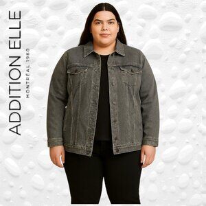 Addition Elle Jean Jacket with Sequined Scull - 2X - NWT